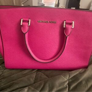 Michael Kors Fuchsia Satchel